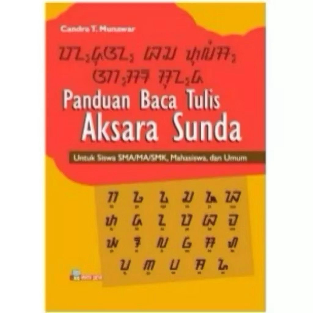 BUKU Panduan Baca Tulis  Aksara Sunda