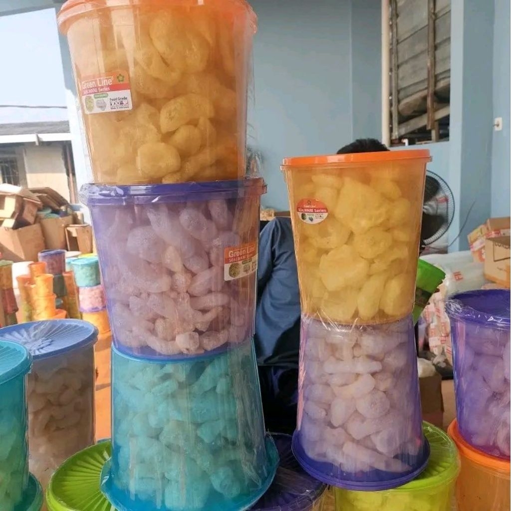

kerupuk kulit toples 5L dapat 3 varian rasa