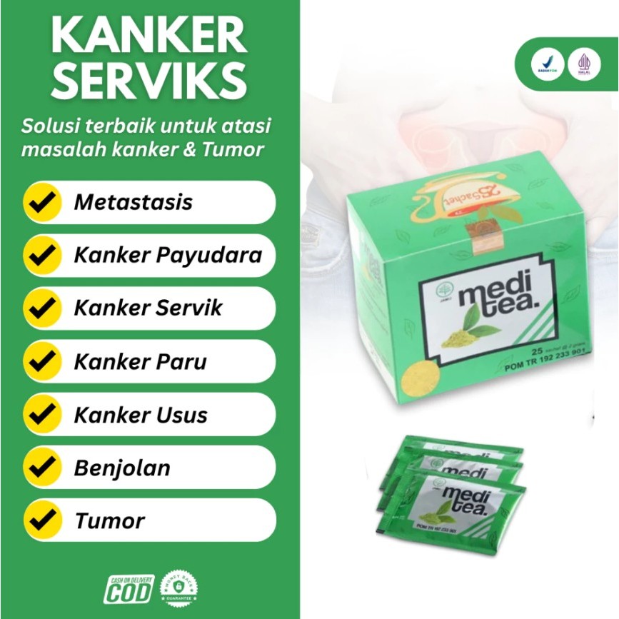 

Meditea Teh Hijau Untuk Kanker Servik EXP 2027