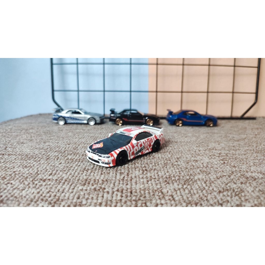 HOT WHEELS NISSAN SILVIA S14 FORMULA DRIFT -SLIDE STREET - PREMIUM(Loose)