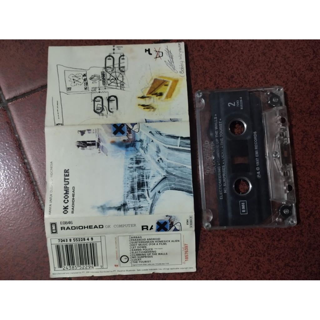 kaset RADIO HEAD - OK COMPUTER