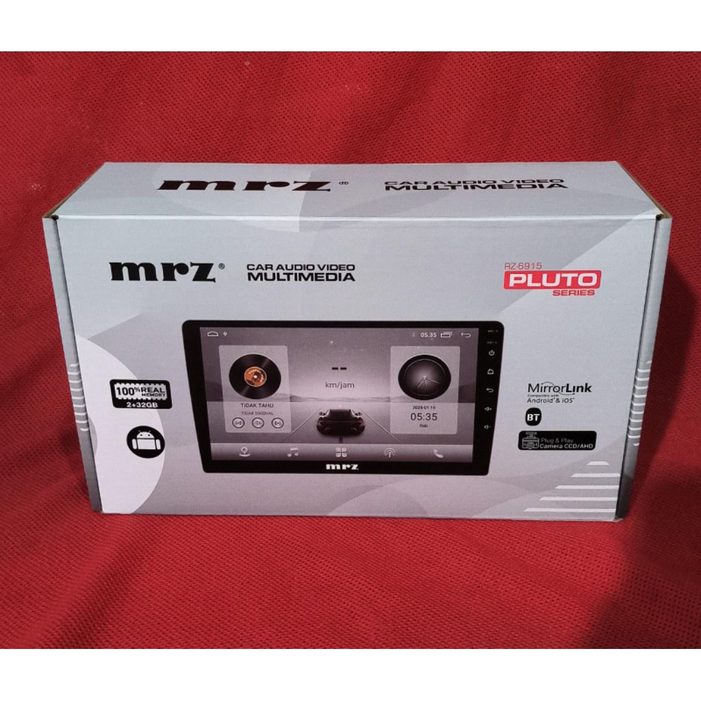 Head unit Android MRZ PLUTO 9inch  ram 2/32 | Car audio mobil