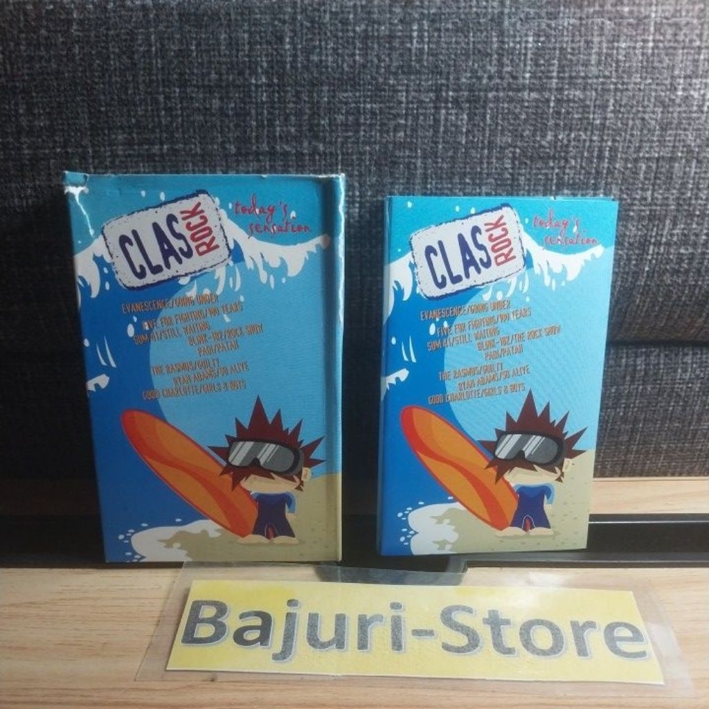 Kaset Pita Class Rock "Evanescence" "Five For Fighting" "Sum 41" "Blink 182" "The Rasmus" "Ryan Adam