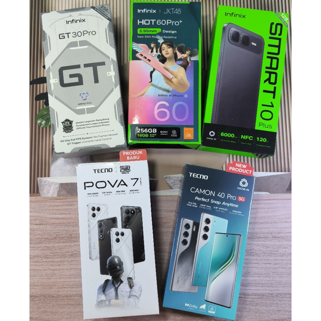 Dummy Box HP Infinix - Tecno Termurah - Pajangan Display Konter