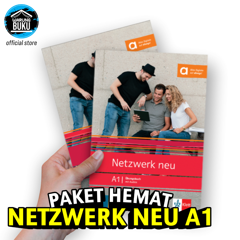 

Paket Hemat 2 Buku Netzwerk neu A1 Kursbuch dan Ubungsbuch A4