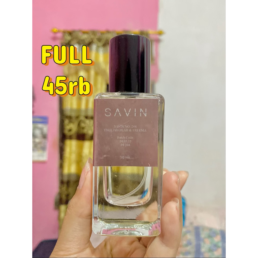 PRELOVED PARFUM SAVIN - ENGLISH PEAR