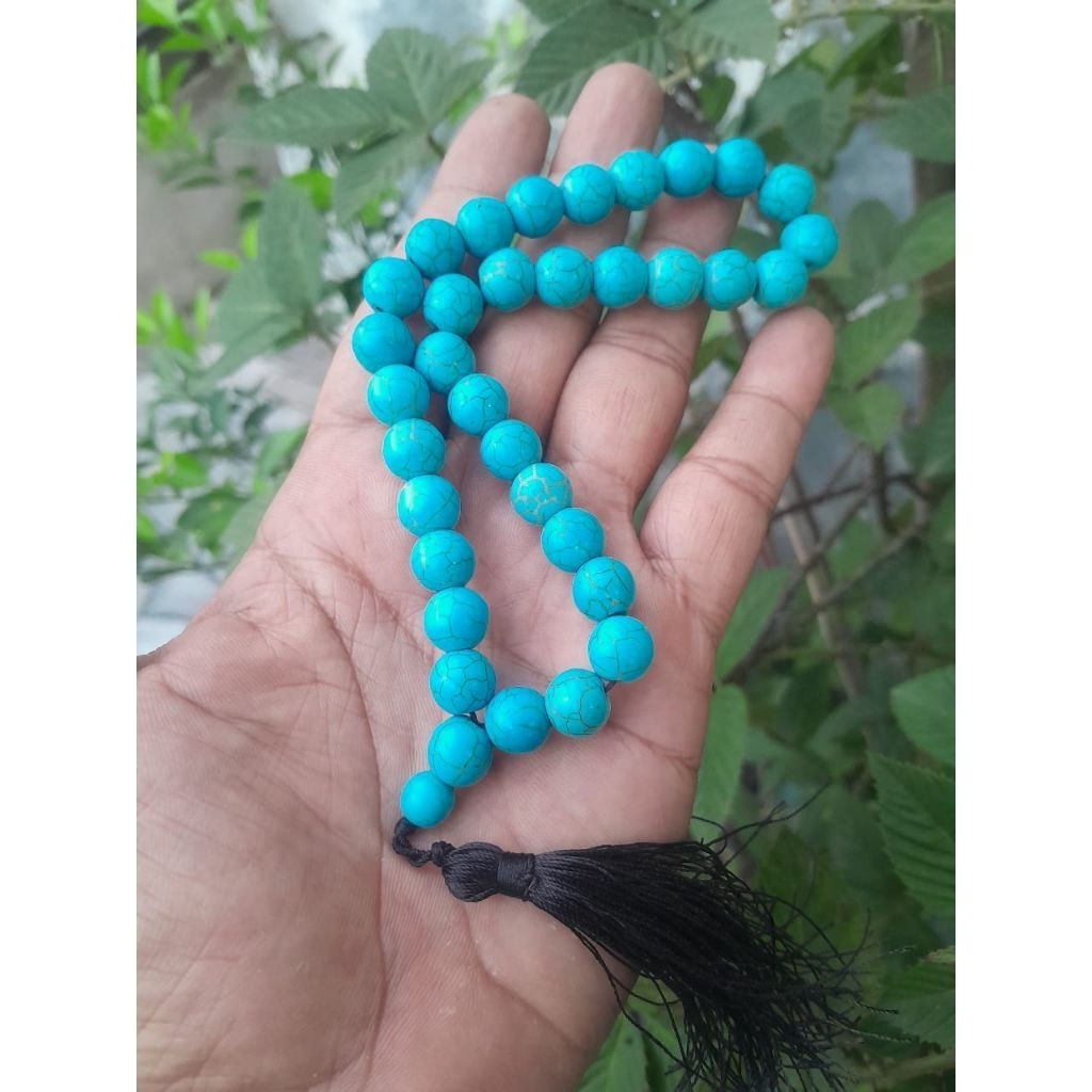 tasbih 33 batu pirus tibet 10mm