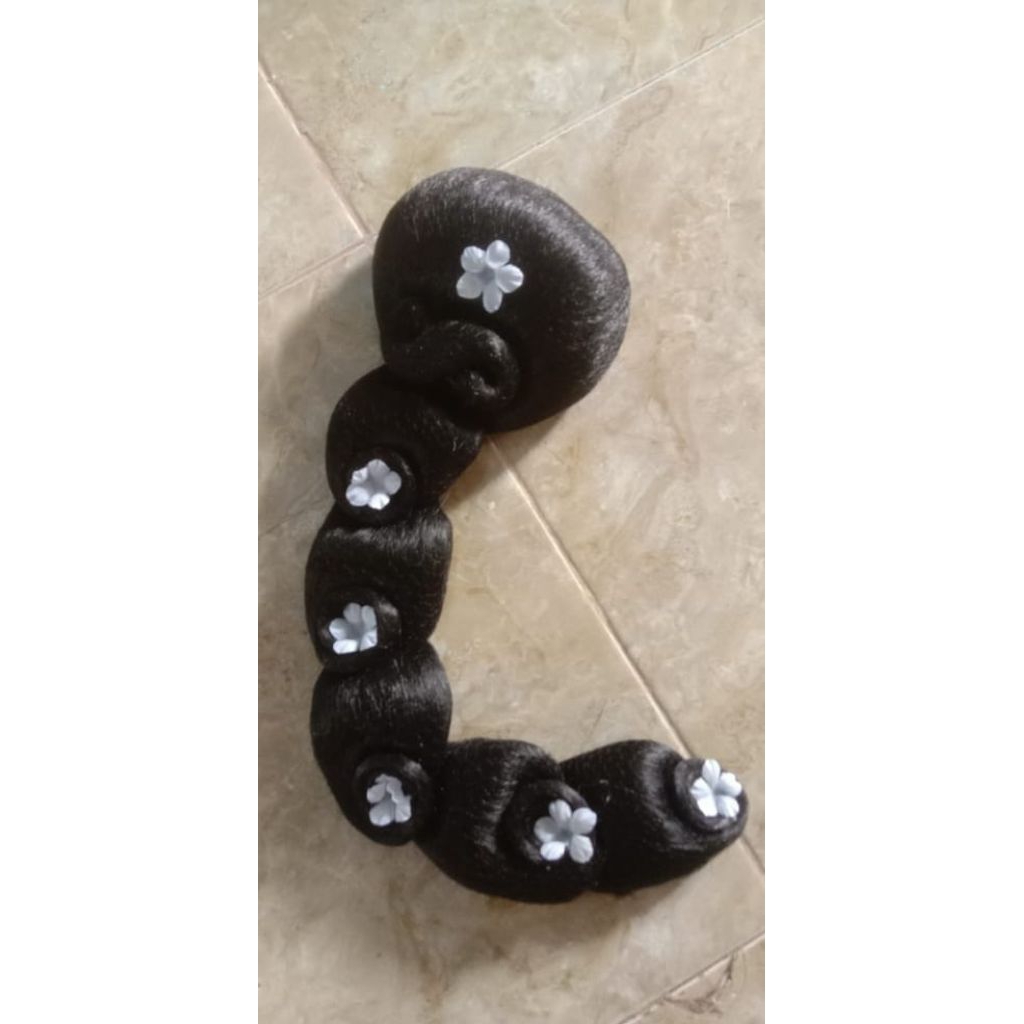 COD Sanggul bali modern bunga putih - Aksessoris rambut wanita untuk acara pesta & adat