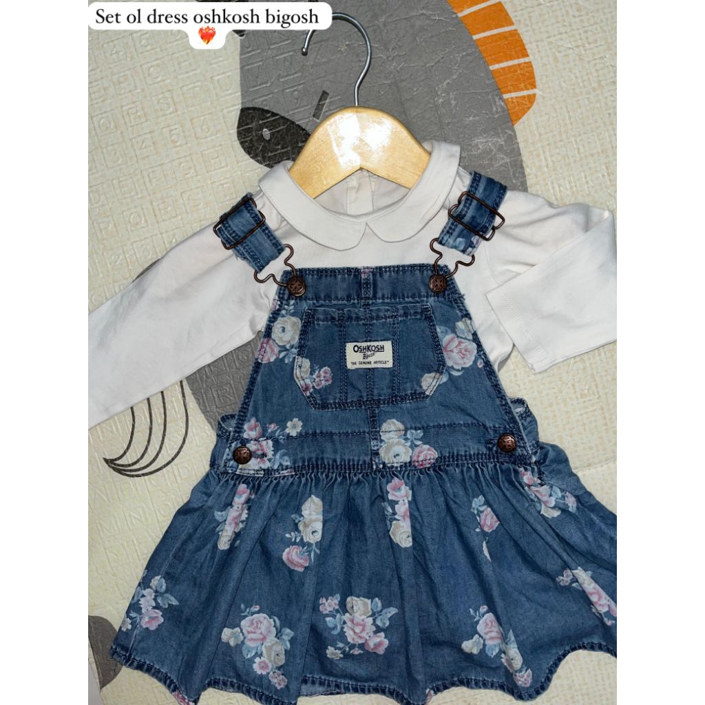 Jual set ol Oshkosh bigos × ms | jual ol dress baby | jual ol dress Oshkosh bigosh