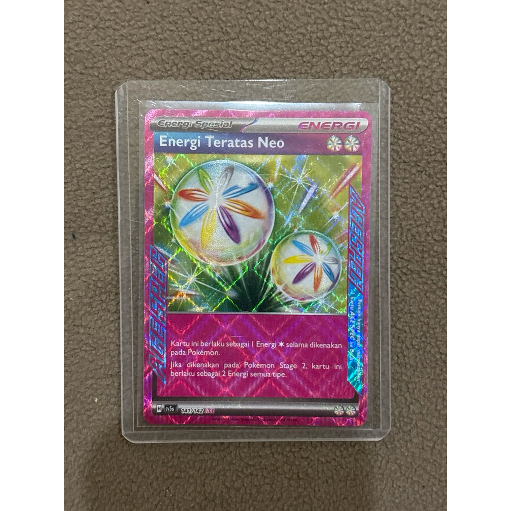 Energi Teratas Neo Ace Spec TCG Pokemon Indonesia
