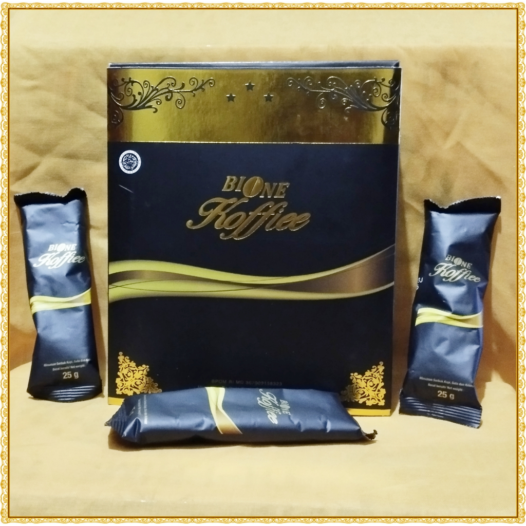 

Kopi Bione Koffiee 1 Box isi 11 Sachet dan Kopi Elbee Coffee 1 Box isi 10 Sachet Dijamin Original