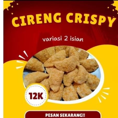 

cireng isian Ayam suir pedas daun jeruk dan isian ayam suir jamur pedas daun jeruk