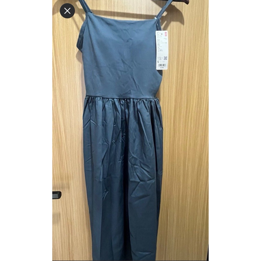 Preloved Uniqlo Kamisol Bra Navy Long Dress Size “S”