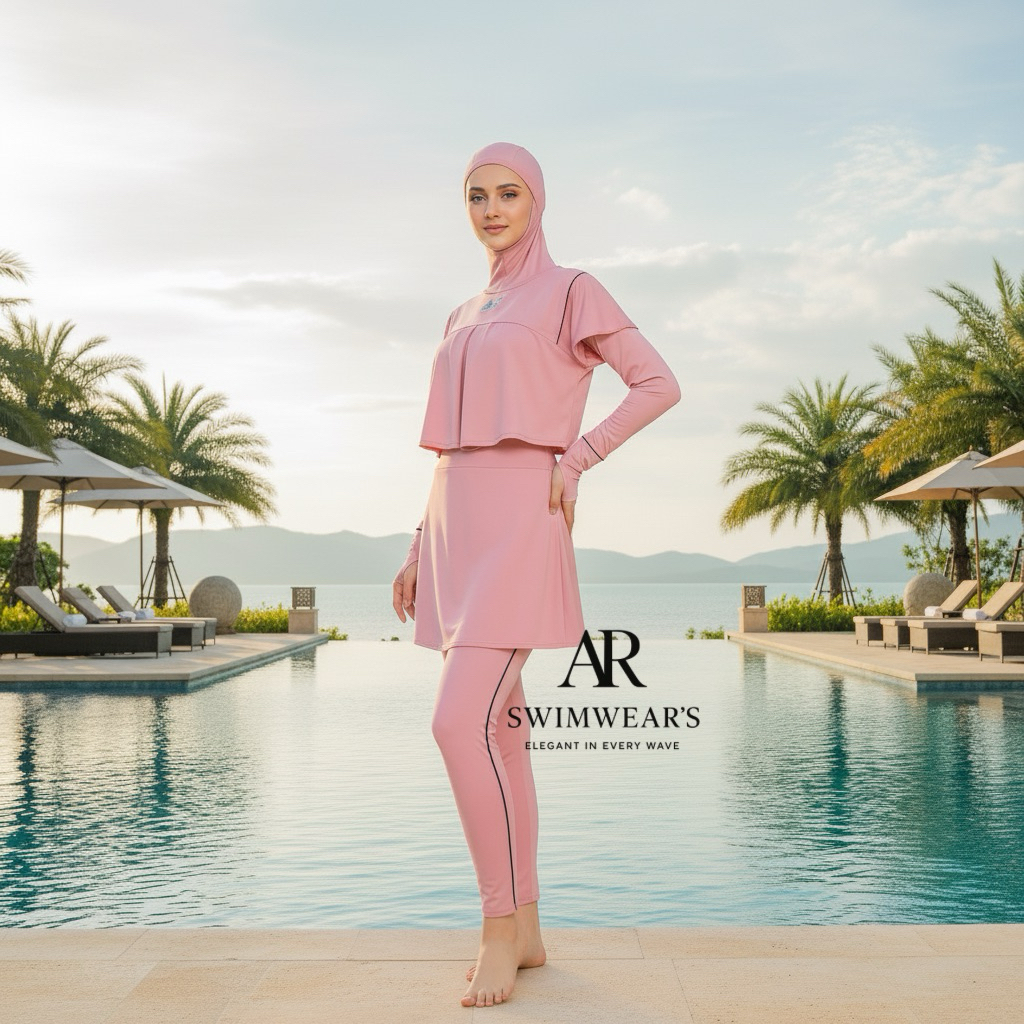 HOT DEALS Baju renang wanita muslimah/baju renang muslimah syar'i/baju renang hijab muslimah