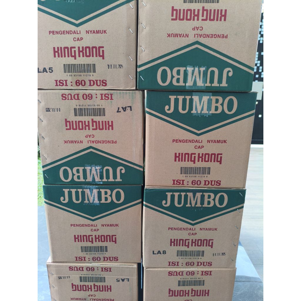 Kingkong jumbo obat nyamuk bakar 1 dus isi 60