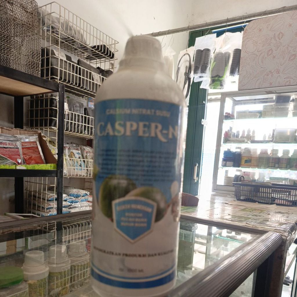 Pencegah Rontok Bunga & Buah Calsium Nitrat Susu CASPER-N kemasan 1000 ml