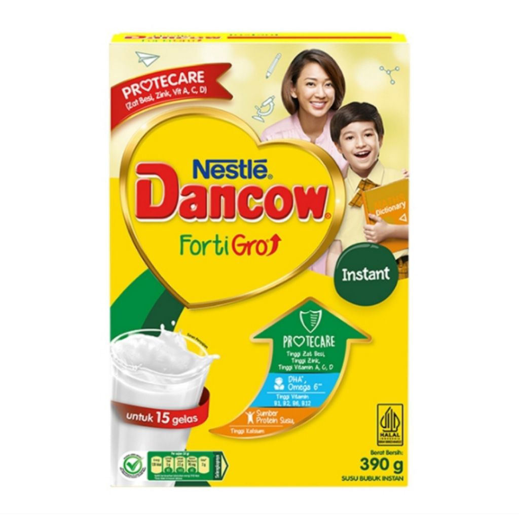 

Nestle Dancow Fortigro Instant Susu Bubuk Pertumbuhan Anak 390 g