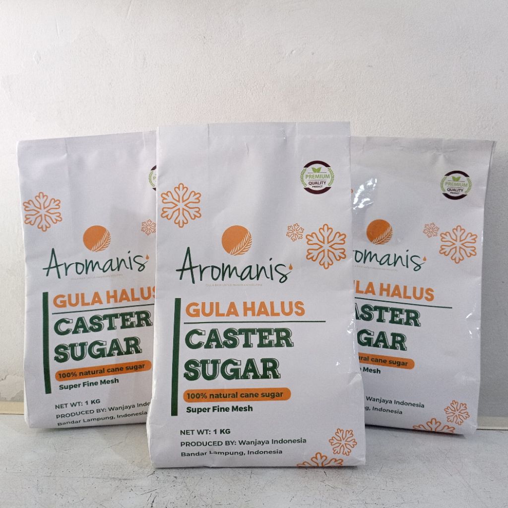 Aromanis gula castor 1 kg | aromanis caster sugar | gula caster | gula castor