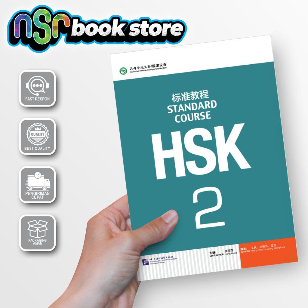 

Buku Belajar Bahasa Mandarin HSK 2 Standard Course Textbook Textbook & Workbook Original