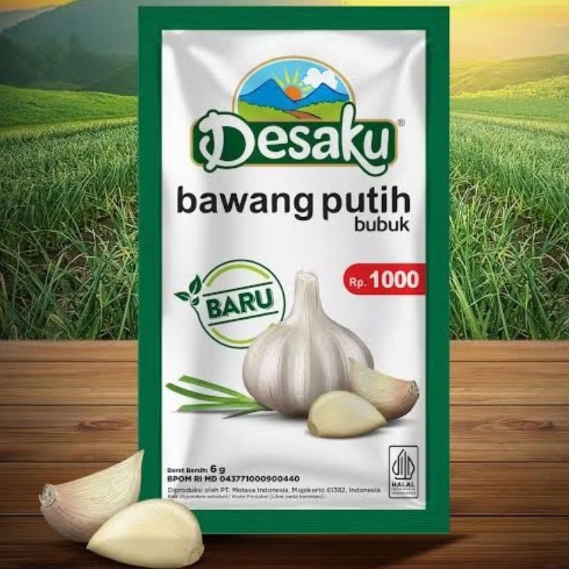 

Desaku Bawang Putih Renceng isi 12 Bawang Putih Bubuk @6gr