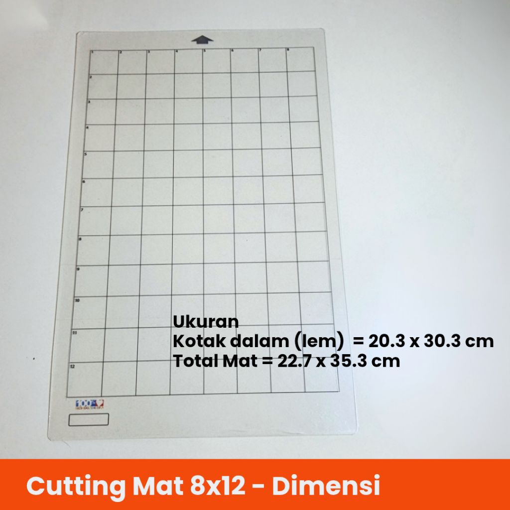 

Cutting Mat 8x12 Light Grip untuk Cameo dan Portrait