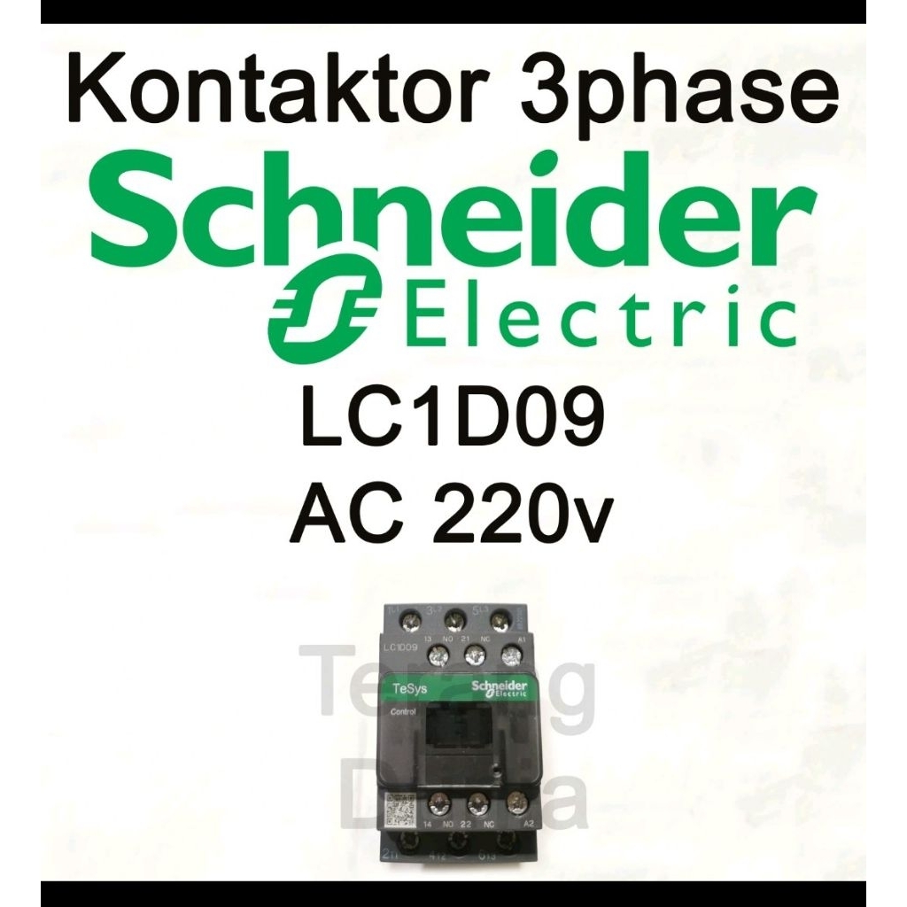 Kontaktor Schneider LC1D09 220v LC1D09M7 Kontaktor Schneider 3phase 9A Kontaktor Schneider LC1D09 co