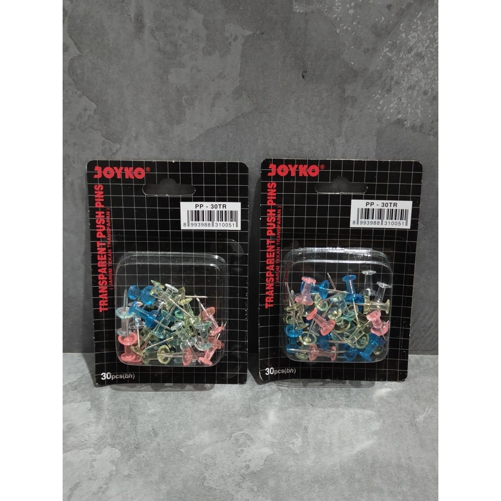 

Push Pin TR-30 Joyko Transparant