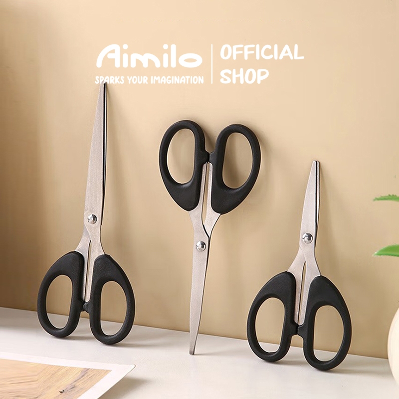 

[READY] Aimilo Gunting Scissors Multifungsi Stainless Steel 12/16/20cm Tajam Dan Anti Karat Gagang Buram
