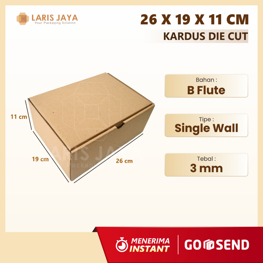 

Kardus Pizza Die Cut 26 x 19 x 11 cm / Box Diecut / Kue Brownis / Hampers / Gift / Aksesoris / Kaos / Dus Packing Sepatu ( Kardus Pizza 26 x 19 x 11 cm )