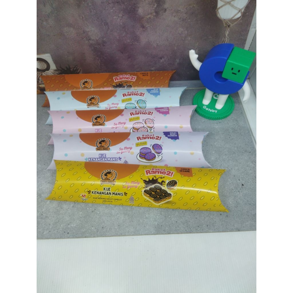 

Paket Rame-Rame Limited Edition MeliMel Kue Kering Salut Coklat Murah Enak | Hamper Ulang Tahun | Snack Murah Banget Harga 2000an