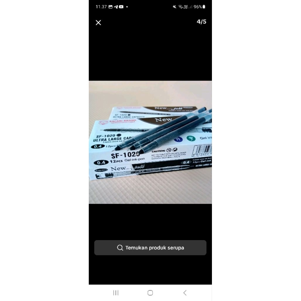 

bolpoint gell safari 1020