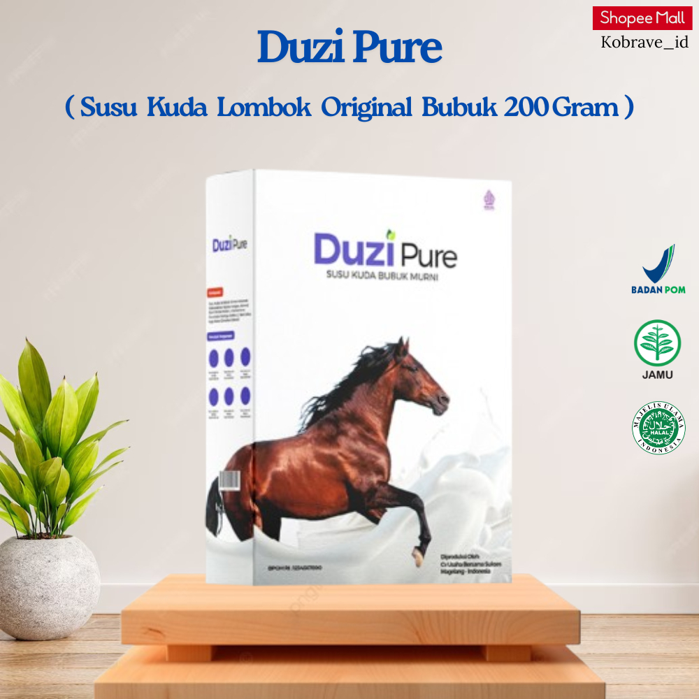

Duzi Pure Susu Kuda Liar / Duzi Pure - Susu Kuda Lombok Original Bubuk 200 Gram