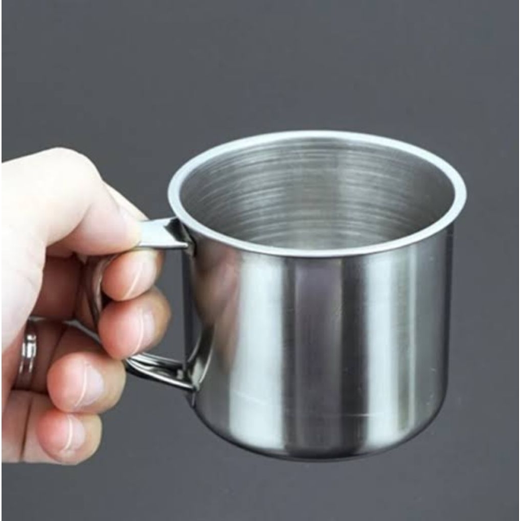 cangkir mini stainless Ukuran Diameter 7cm kecil Cangkir Kopi Teh