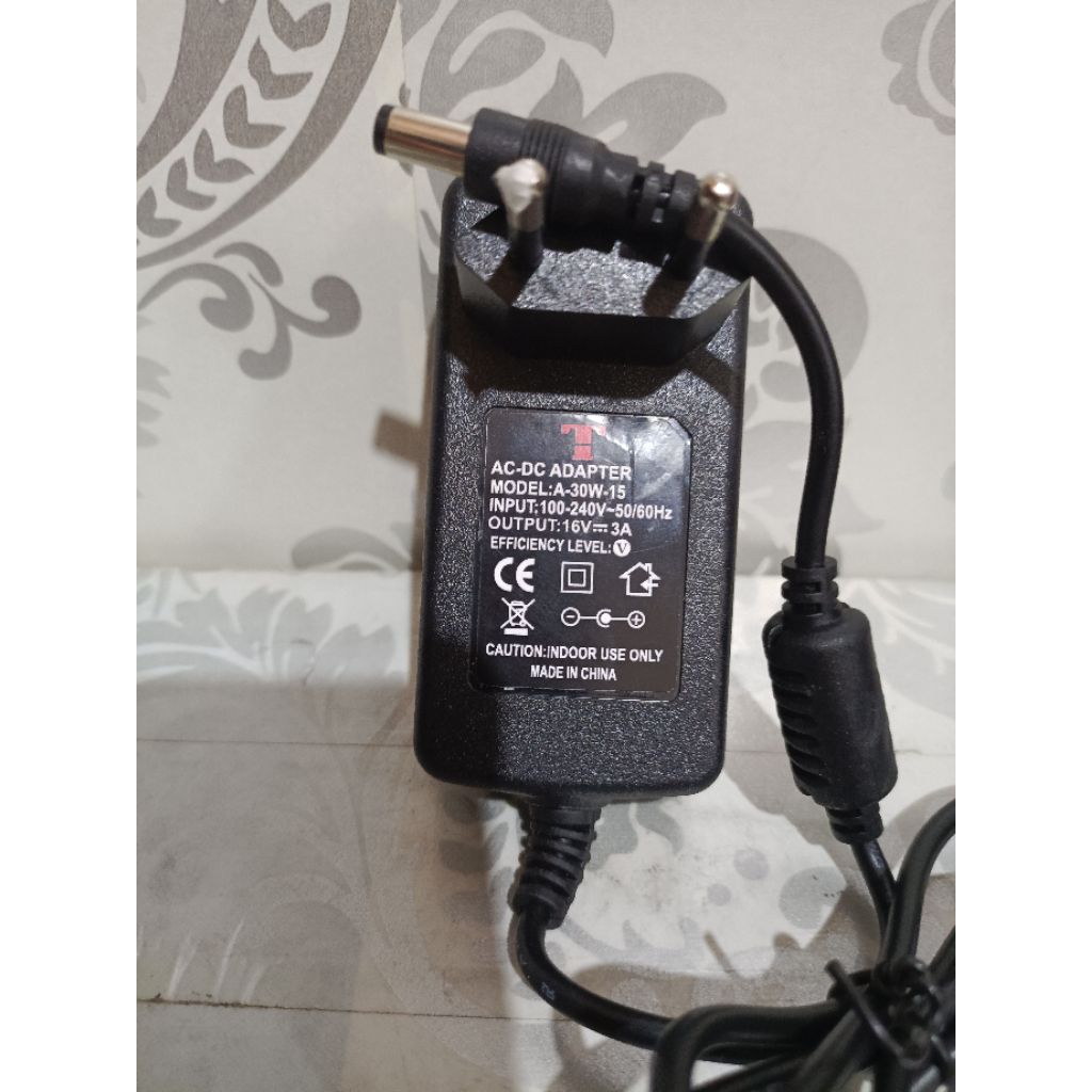 adaptor untuk charger speaker advance k1212s (16 votl)