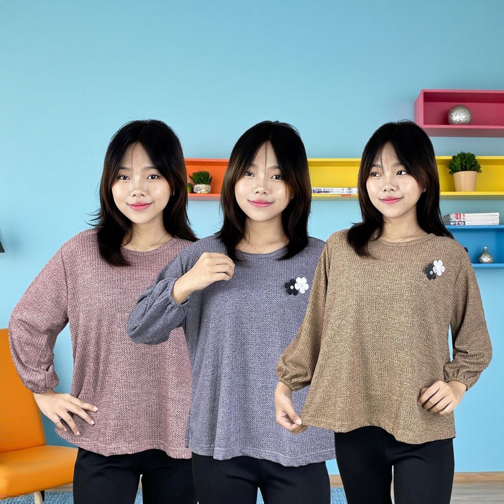 Baju Atasan Wanita Dewasa Elsa 190 MONTYFASHION