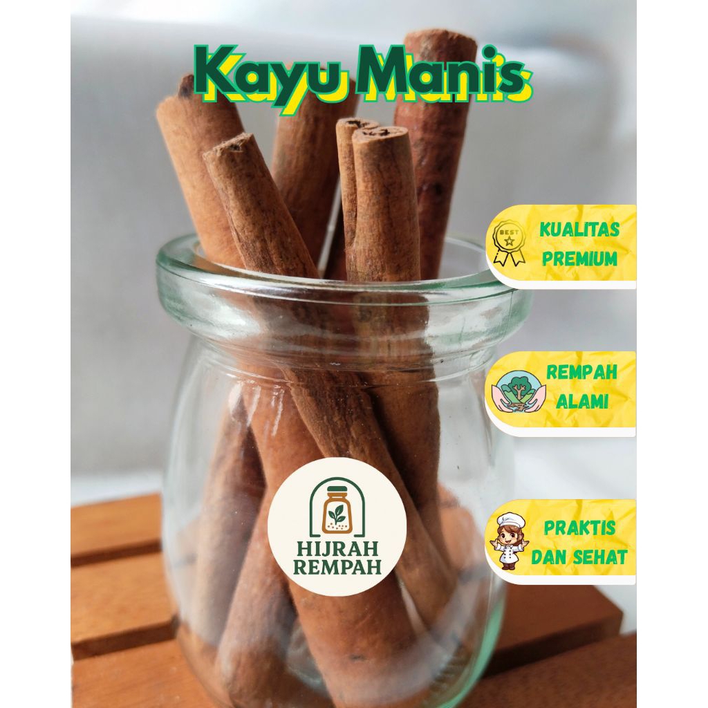 

Kayu Manis Batang/ Kulit Manis/ Cinnamon Stick 100gr