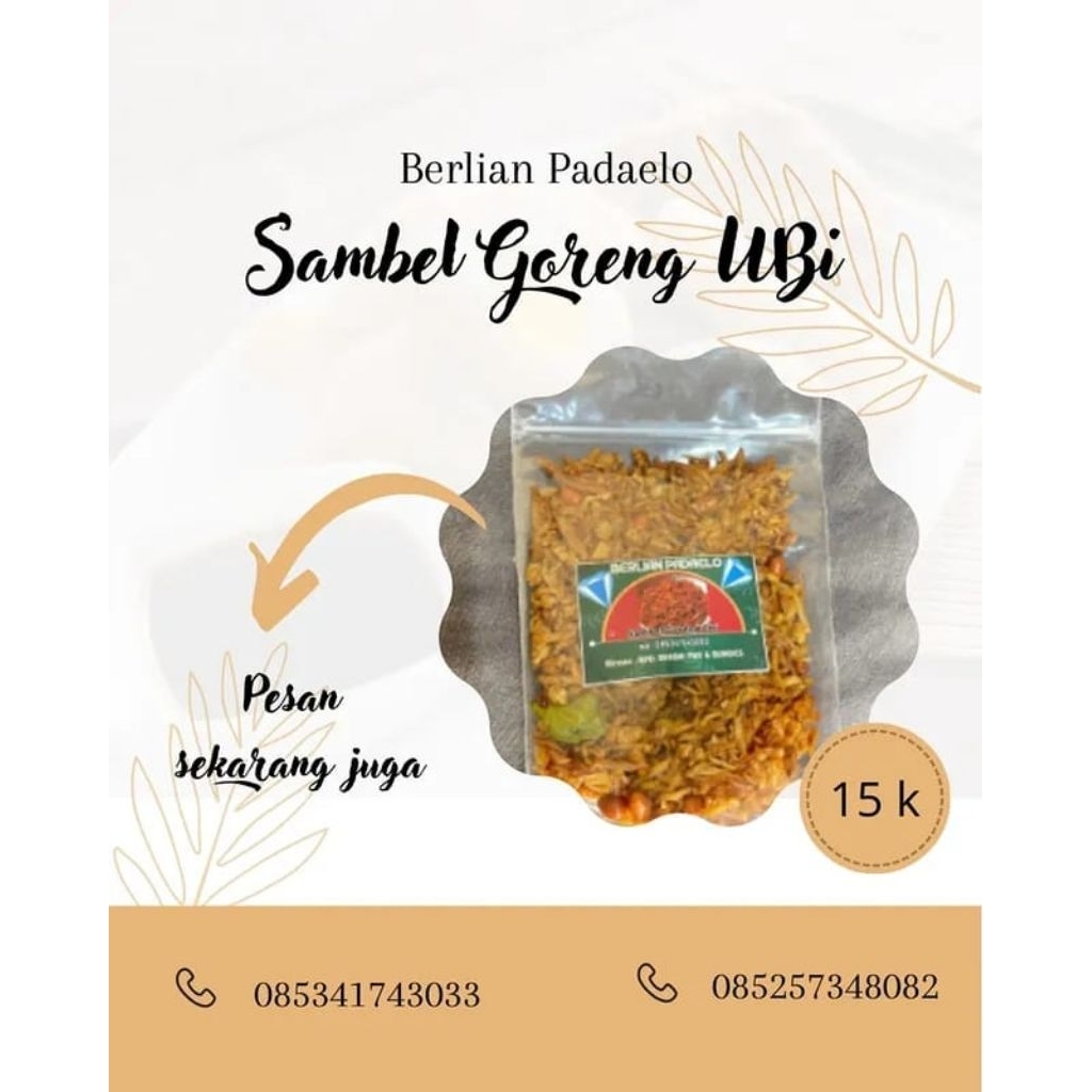 

Sambel Goreng Ubi