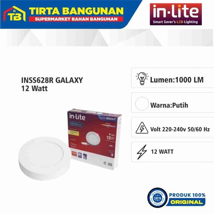 IN-LITE INSS628R GALAXY DOWNLHT OUTBOW / LAMPU PANEL OUTBOW masih ready