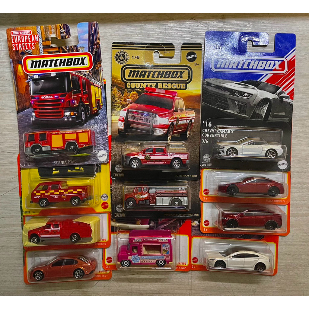 Matchbox truck pemadam kebakaran tesla holden vf