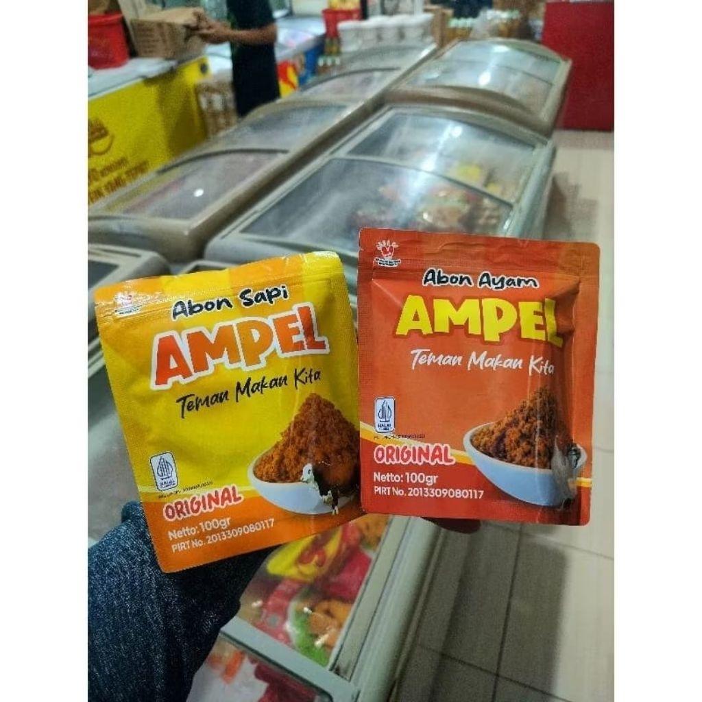 

Abon Ayam / Sapi AMPEL Orignal 100Gram