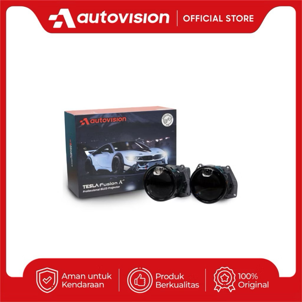 BiLED Projector  TESLA FUSION K 3.0” Prism Lens 6.000K RHD