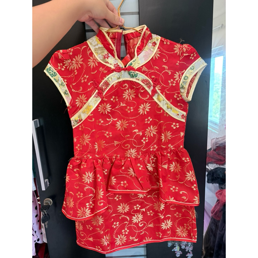 PRELOVED DRESS CHEONGSAM GAUN CHEONGSAM