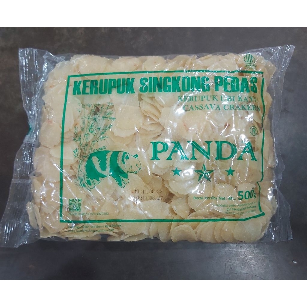 

Panda Kerupuk Singkong Pedas 500g