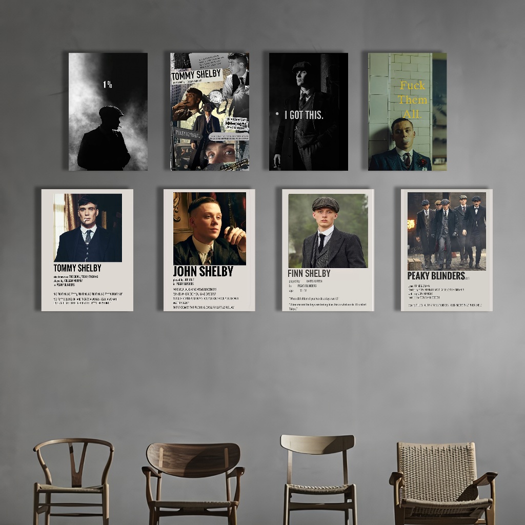 FO29-Hiasan Dinding PEAKY BLINDERS Vintage Retro Dekorasi Kayu Ruangan Kamar | Felisha Art