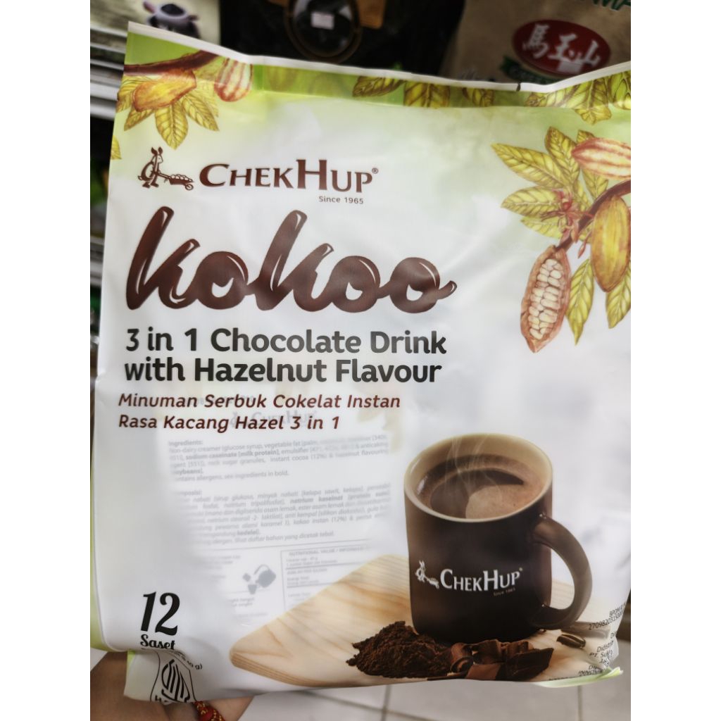 

Chek Hup Hot Chocolate 3in1 Hot Chocolate Hazelnut 480gr