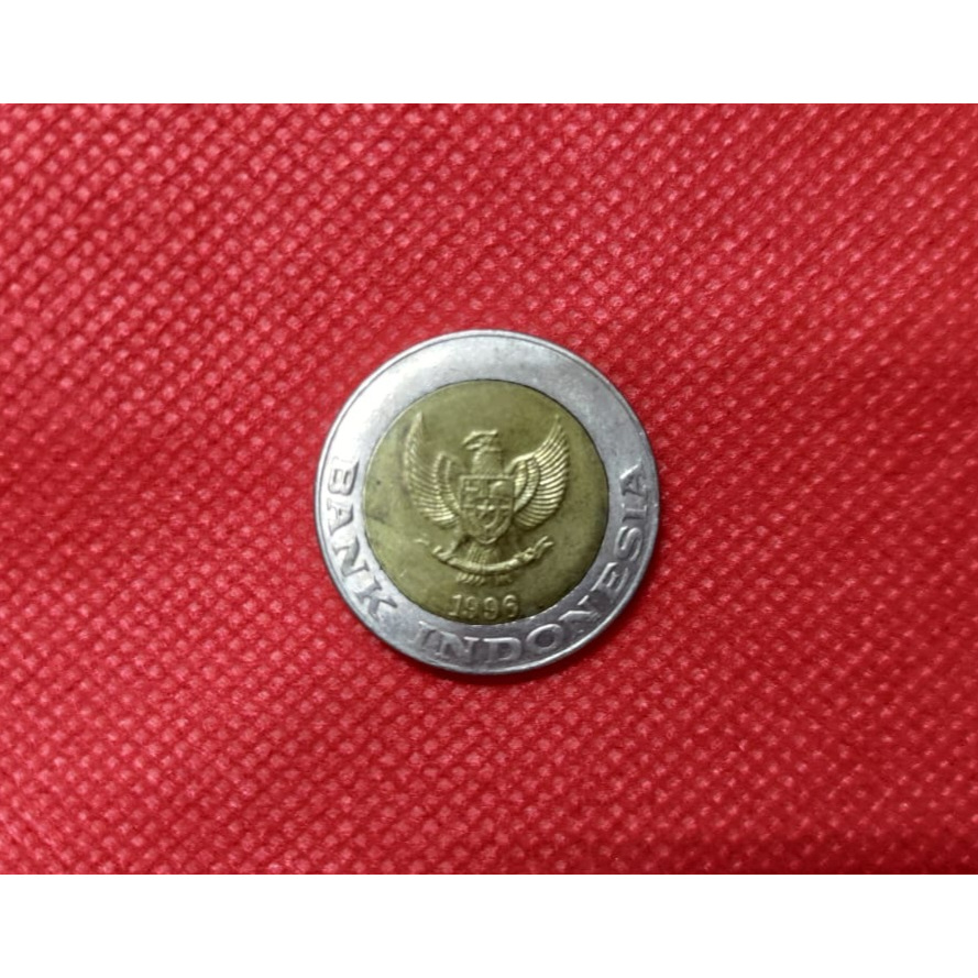 Uang Koin Kuno 1000 Rupiah Kelapa Sawit Bimetal Kolektor Item