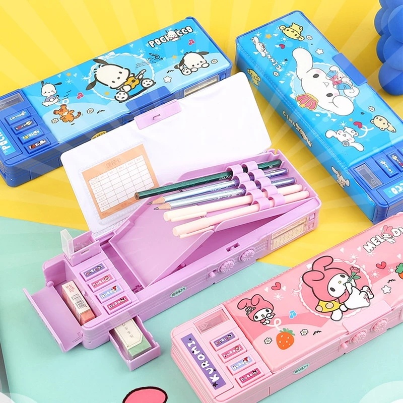 

Kasingpensilplastikmultifungsi kreatif untuk siswa sekolah dasar kasuspensil kreatifmagnetikduasisi