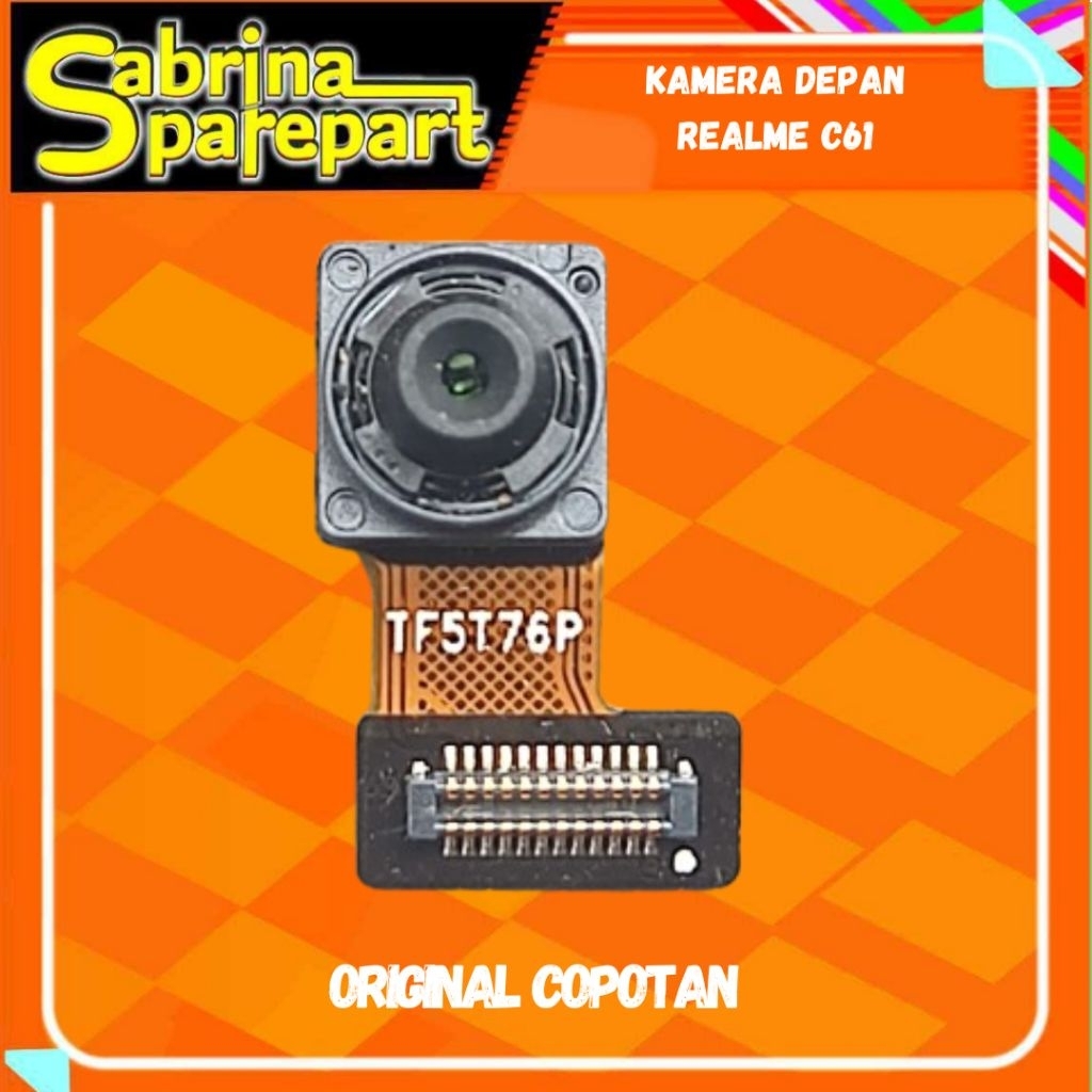 Kamera depan Realme C61 RMX 3939 second copotan