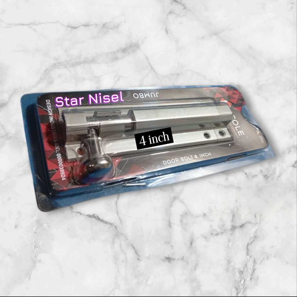 NICOLE Grendel pintu 4"-6" blackdolf "Terbaru"