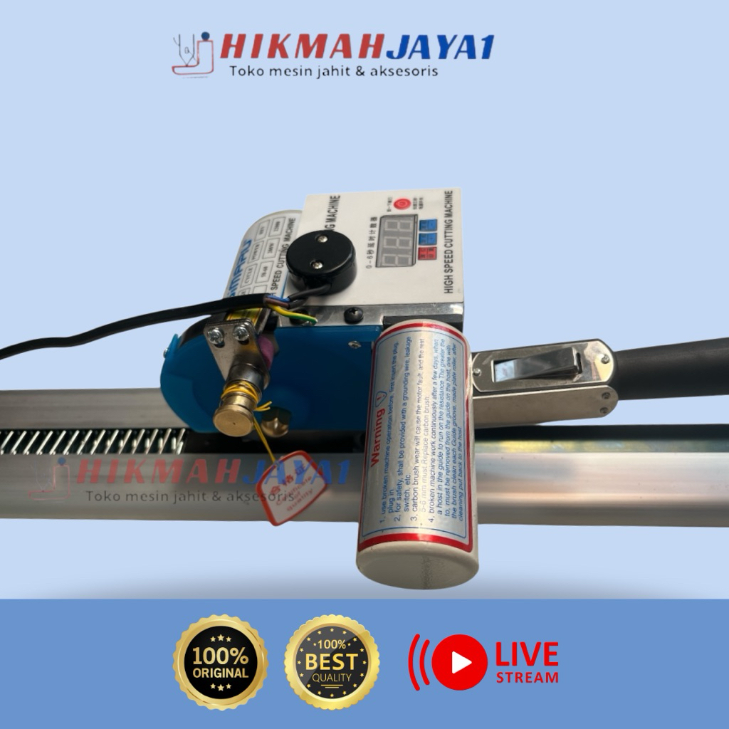 Mesin Potong Kain Bahan Gelar / Mesin Potong Kain Lempar - End Cutting Machine